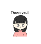 女の子のまいにちスタンプ（個別スタンプ：6）