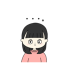 女の子のまいにちスタンプ（個別スタンプ：7）