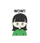 女の子のまいにちスタンプ（個別スタンプ：10）
