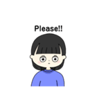 女の子のまいにちスタンプ（個別スタンプ：16）