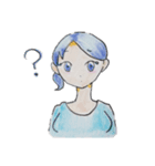 ブルーとピッグ（個別スタンプ：3）