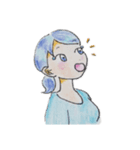 ブルーとピッグ（個別スタンプ：5）
