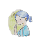 ブルーとピッグ（個別スタンプ：7）