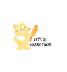 お姉ちゃんが描いた出っ歯ねこ（個別スタンプ：2）