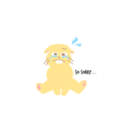 お姉ちゃんが描いた出っ歯ねこ（個別スタンプ：5）