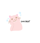 お姉ちゃんが描いた出っ歯ねこ（個別スタンプ：7）