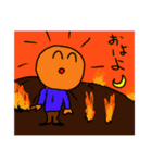 髪の毛のない男の子（個別スタンプ：2）