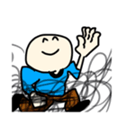 髪の毛のない男の子（個別スタンプ：18）