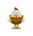miss ＆ mister DalGoo(鶏)（個別スタンプ：7）