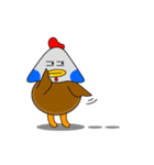 miss ＆ mister DalGoo(鶏)（個別スタンプ：8）