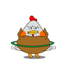 miss ＆ mister DalGoo(鶏)（個別スタンプ：11）