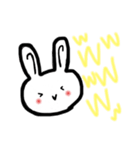 うさぎーにょ（個別スタンプ：7）