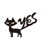 死神リパ子の相棒-黒猫キッド1（個別スタンプ：3）