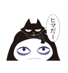 死神リパ子の相棒-黒猫キッド1（個別スタンプ：19）