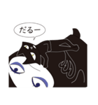 死神リパ子の相棒-黒猫キッド1（個別スタンプ：20）
