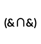 顔文字さんからかな（個別スタンプ：4）