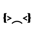 顔文字さんからかな（個別スタンプ：8）