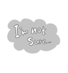 英語で言ってみよう（個別スタンプ：1）