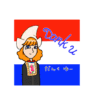 いろんな国の「ありがとう」（個別スタンプ：13）