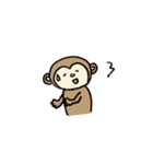おさるさんのゆ〜るい毎日。（個別スタンプ：28）