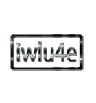 大体：黒018 英語の略字1/EN（個別スタンプ：5）