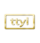 大体：金019 英語の略字2/EN（個別スタンプ：38）