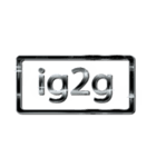 大体：黒019 英語の略字2/EN（個別スタンプ：34）