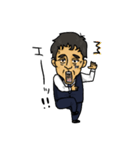 ロックだぜ！すんごい営業マン（個別スタンプ：17）