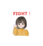 ゆる〜い男の子と女の子（個別スタンプ：5）