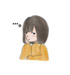ゆる〜い男の子と女の子（個別スタンプ：7）