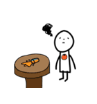 日常で使える ほんわか白いひと - 日本語 -（個別スタンプ：32）