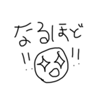 ヘタクソシンプルな文字スタンプ（個別スタンプ：21）
