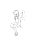 愛しの先輩（個別スタンプ：6）