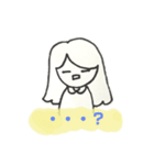 ねこちゃんと私（個別スタンプ：2）