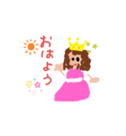 プリンセスかも（個別スタンプ：1）