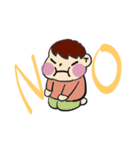 日本の赤ちゃん(英語バージョン)（個別スタンプ：4）