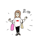 すたんぷ(おんなのこ)（個別スタンプ：4）