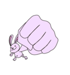 気の抜けたウサギ（個別スタンプ：2）
