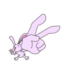 気の抜けたウサギ（個別スタンプ：3）