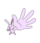 気の抜けたウサギ（個別スタンプ：4）