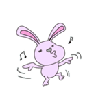 気の抜けたウサギ（個別スタンプ：7）