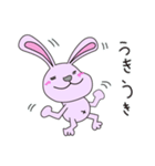 気の抜けたウサギ（個別スタンプ：10）