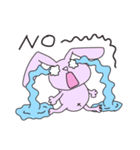 気の抜けたウサギ（個別スタンプ：36）