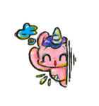 きゅ〜ティゆにこんズ（個別スタンプ：2）