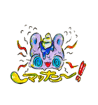 きゅ〜ティゆにこんズ（個別スタンプ：10）