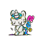 きゅ〜ティゆにこんズ（個別スタンプ：11）