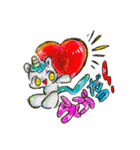 きゅ〜ティゆにこんズ（個別スタンプ：16）
