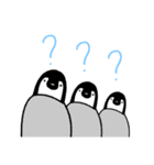 シンプルなペンギンスタンプ（個別スタンプ：10）