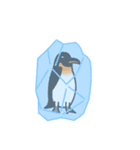 シンプルなペンギンスタンプ（個別スタンプ：15）