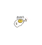 めじゃまやき(目玉焼き)（個別スタンプ：1）